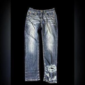 Salvage Men's Mayhem Distressed Straight Jeans size 30R
